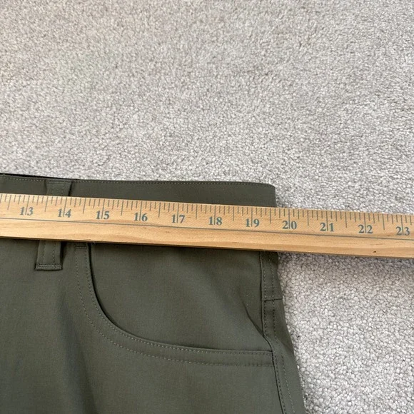 Orvis Tech Trek Pants 38x30 Olive Green Hiking Fishing Water Repellent Stretch - Picture 6 of 11